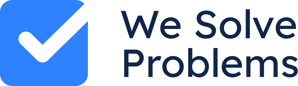 We Solve Problems logo